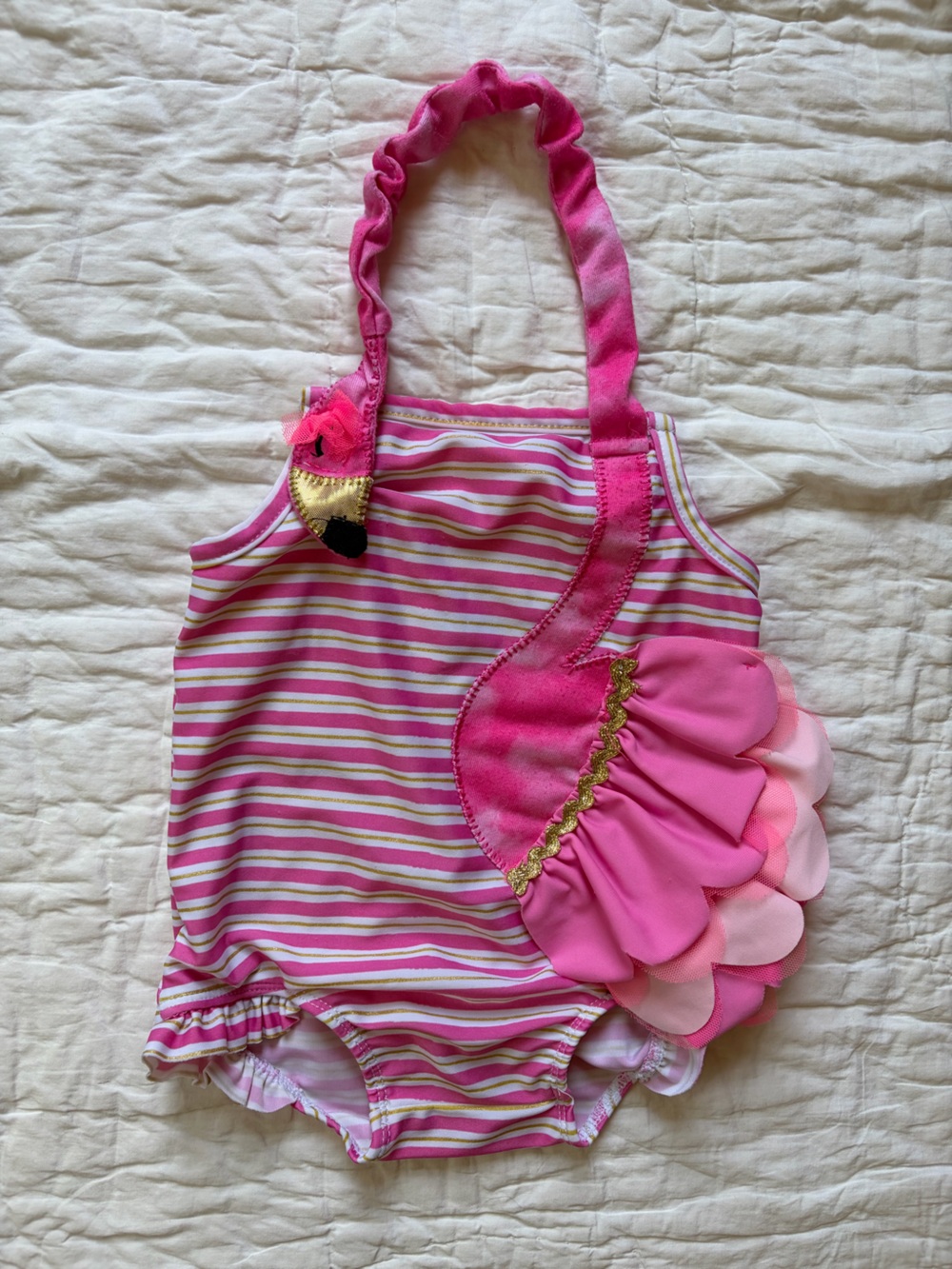 Mud Pie Pink and Gold Summer Bubble